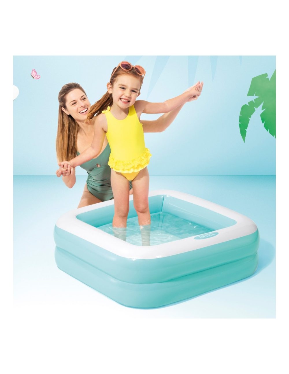 PISCINA INFLABLE CON FONDO INFLABLE INTEX 56599 - Piletas y Juguetes